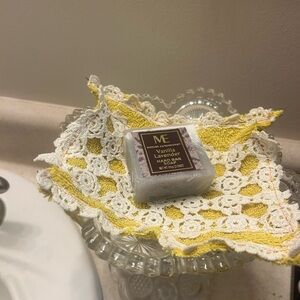 Candle and OR Soap placement , keep your soap clean as it dries 💛